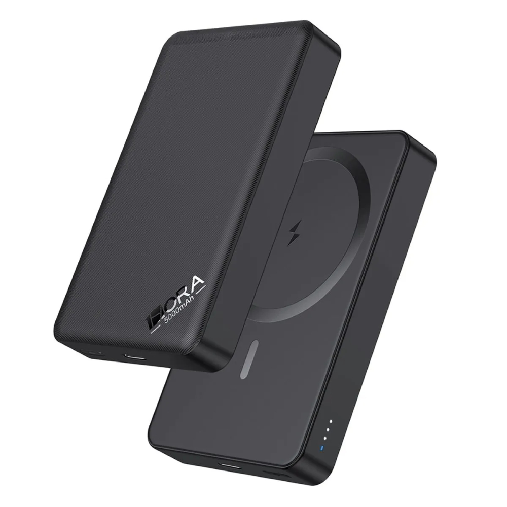CARGADOR MAGNETICO INALAMBRICO CARGA RAPIDA PARA CELULAR 1HORA 500MAH MODELO GAR276 10W NEGRO - 5