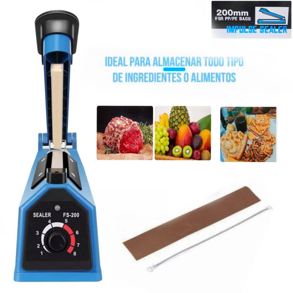 SELLADORA DE BOLSAS PLASTICO 20CM - 1