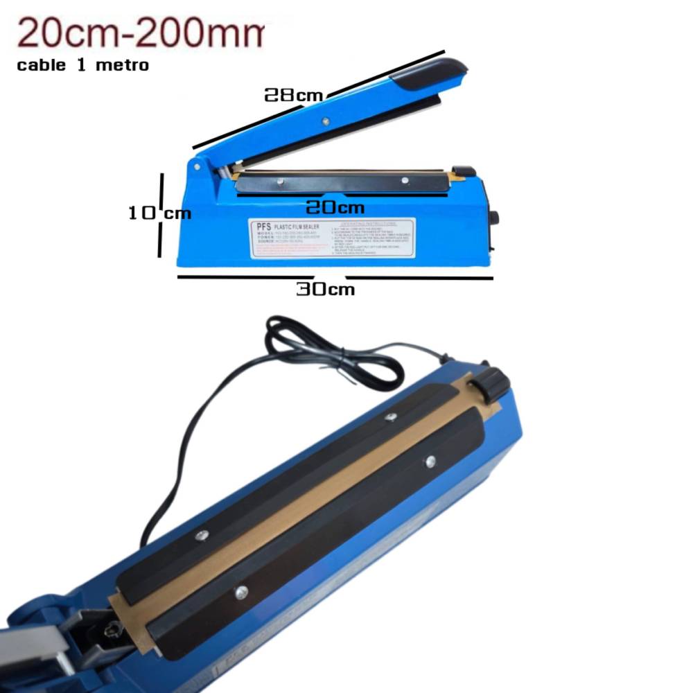 SELLADORA DE BOLSAS PLASTICO 20CM - 2