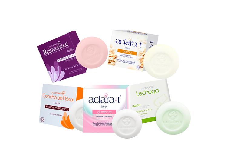 PACK JABONES ROSTRO LA COOPER AROMTICA ACLARA T + 80G
