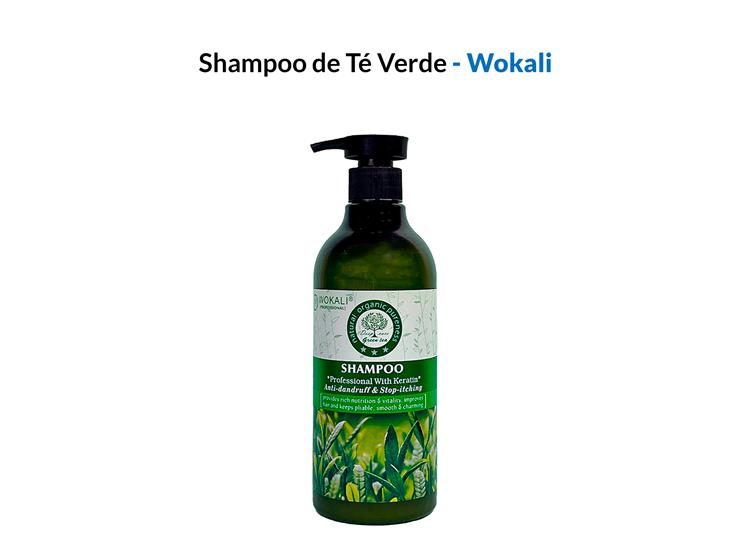 SHAMPOO DE TÉ VERDE 550ML - WOKALI - 2
