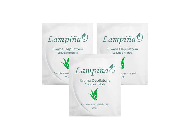 CREMA DEPILADORA 30GR LAMPIÑA 3 UND - 1