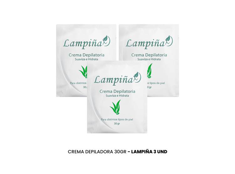 CREMA DEPILADORA 30GR LAMPIÑA 3 UND - 2