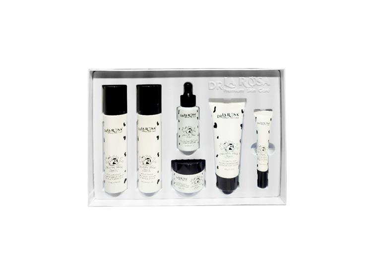 SET SKIN CARE PREMIUN DE LECHE 6 PIEZAS DR LA ROSA - 1