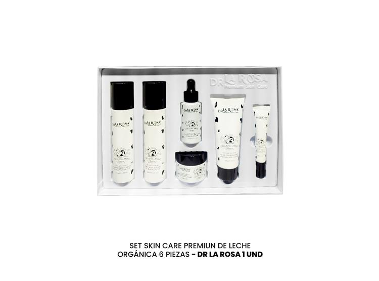 SET SKIN CARE PREMIUN DE LECHE 6 PIEZAS DR LA ROSA - 2