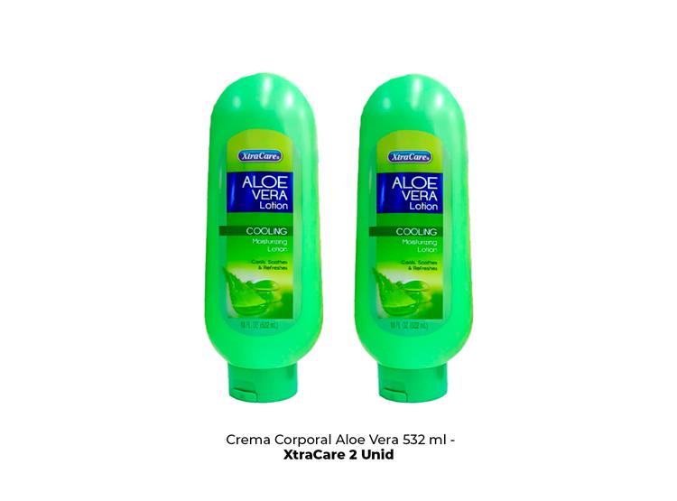 CREMA CORPORAL ALOE VERA 532ML XTRACARE 2 UND - 2