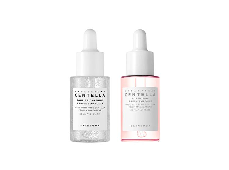 MADAGASCAR CENTELLA TONE BRIGHT. 30ML+POREMIZING AMPOULE 30ML SKIN1004 - 1