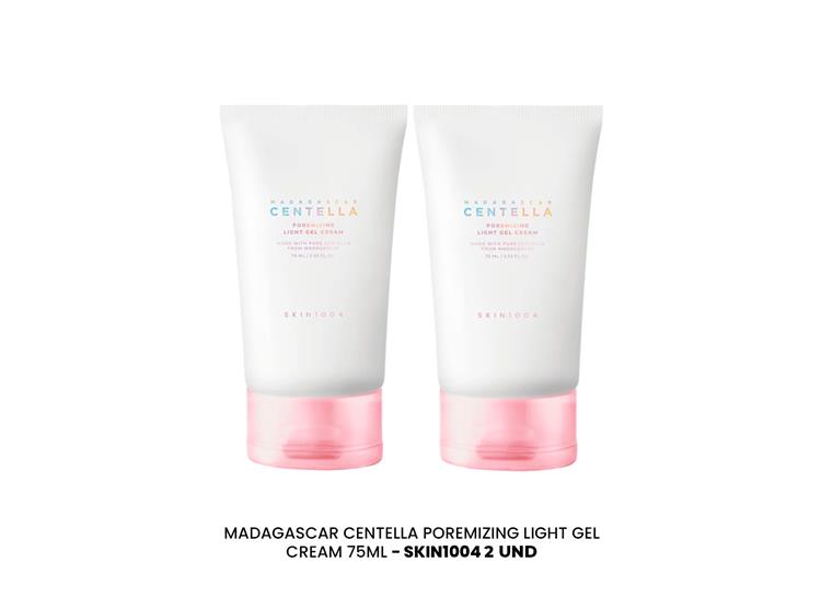MADAGASCAR CENTELLA POREMIZING LIGHT GEL CREAM 75ML - SKIN1004 2 UND - 3