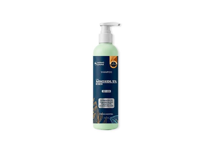 SHAMPO MINOXIDIL 5% PREMIUM CABELLO RISO 250ML DERMOSUMAK - 1