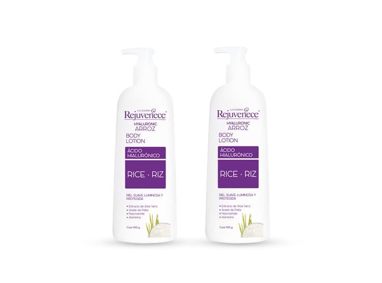 CREMA CORPORAL HIALURONICA DE ARROZ 450ML 2UND - 1