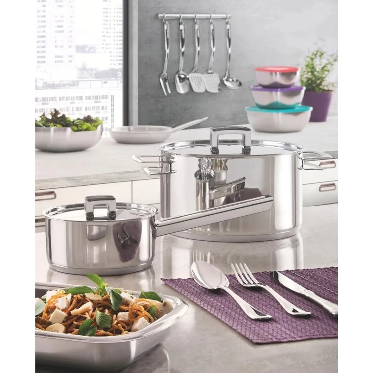 JUEGO DE UTENSILIOS TRAMONTINA ACERO INOX X5PZ-B - 3