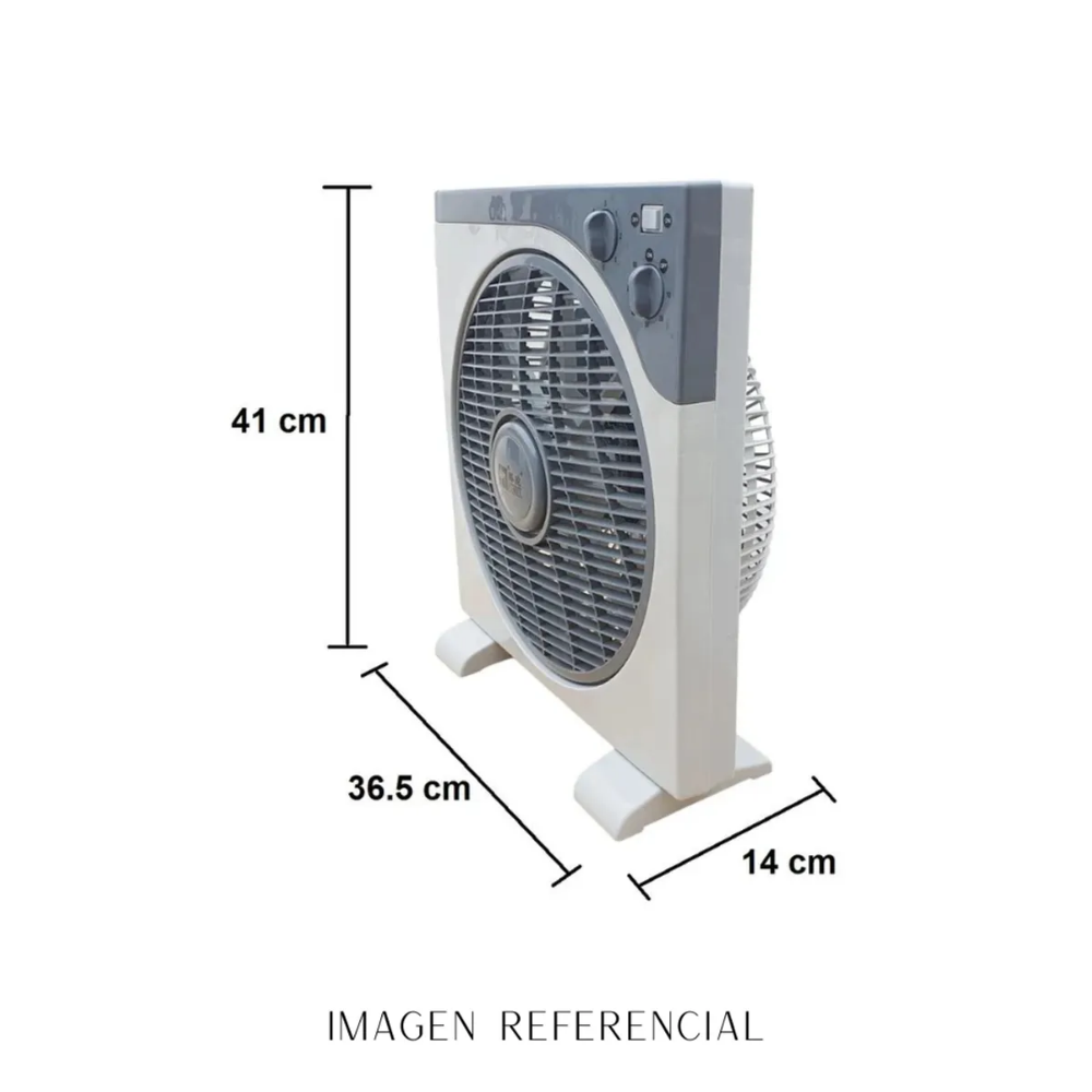 VENTILADOR DE MESA NATIONALIZER 12' - 3 VELOCIDADES - 3