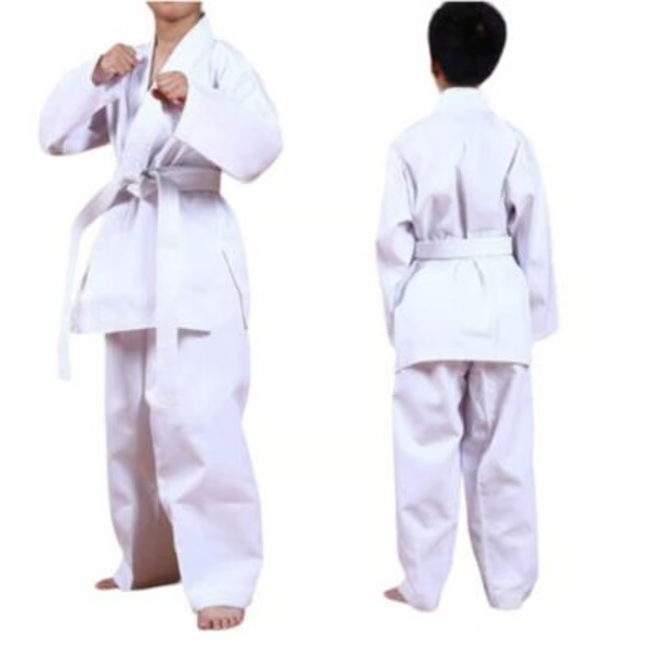 Renderizado En 3D De Un Niño Adolescente Practicando Artes Marciales Con Enfoque Determinado Expre Fondo Blanco Limpio 141756779