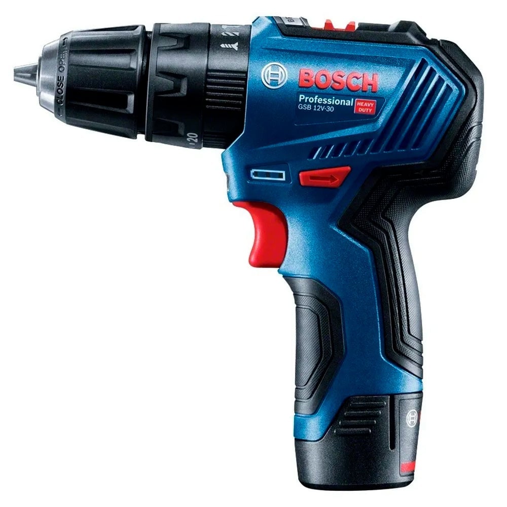 TALADRO PERCUTOR GSB 12V-30 BOSCH BRUSHLESS + MALETA - 5