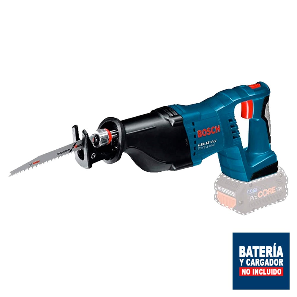 SIERRA SABLE INALÁMBRICA 18V BOSCH GSA 18V-LI SIN BAT. - 1