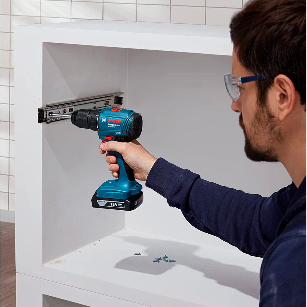 TALADRO ATORNILLADOR GSR 185 LI + 2 BATERÍAS 2 AH + CARGADOR - 6