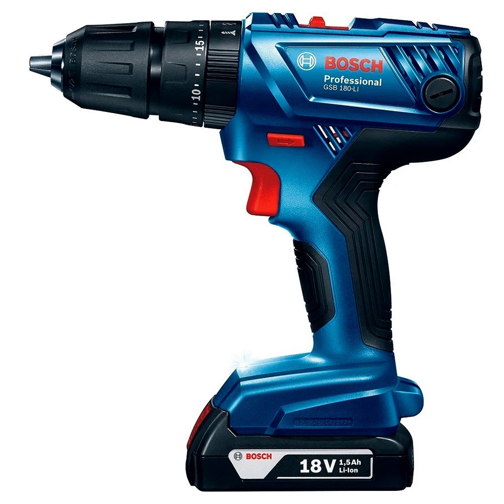 TALADRO PERCUTOR BOSCH PROFES. GSB 180 LI 54 NM + KIT ACC. - 4