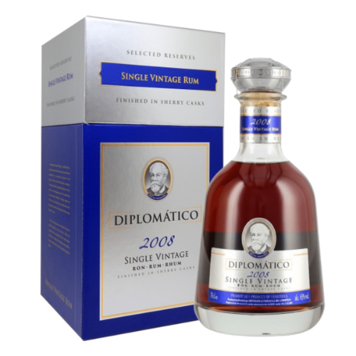 RON DIPLOMATICO SINGLE VINTAGE RUM 2008 BOTELLA 750ML - 1