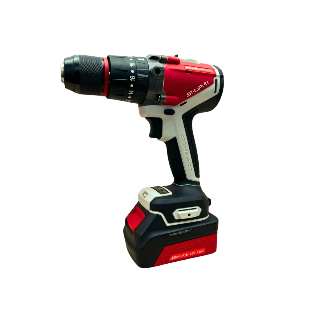 Taladro Percutor Brushless 20 V 125 Nm + 2 Bat 4.0 Ah + 1 Cargador Jp-Cj125x - Shjpai - 2