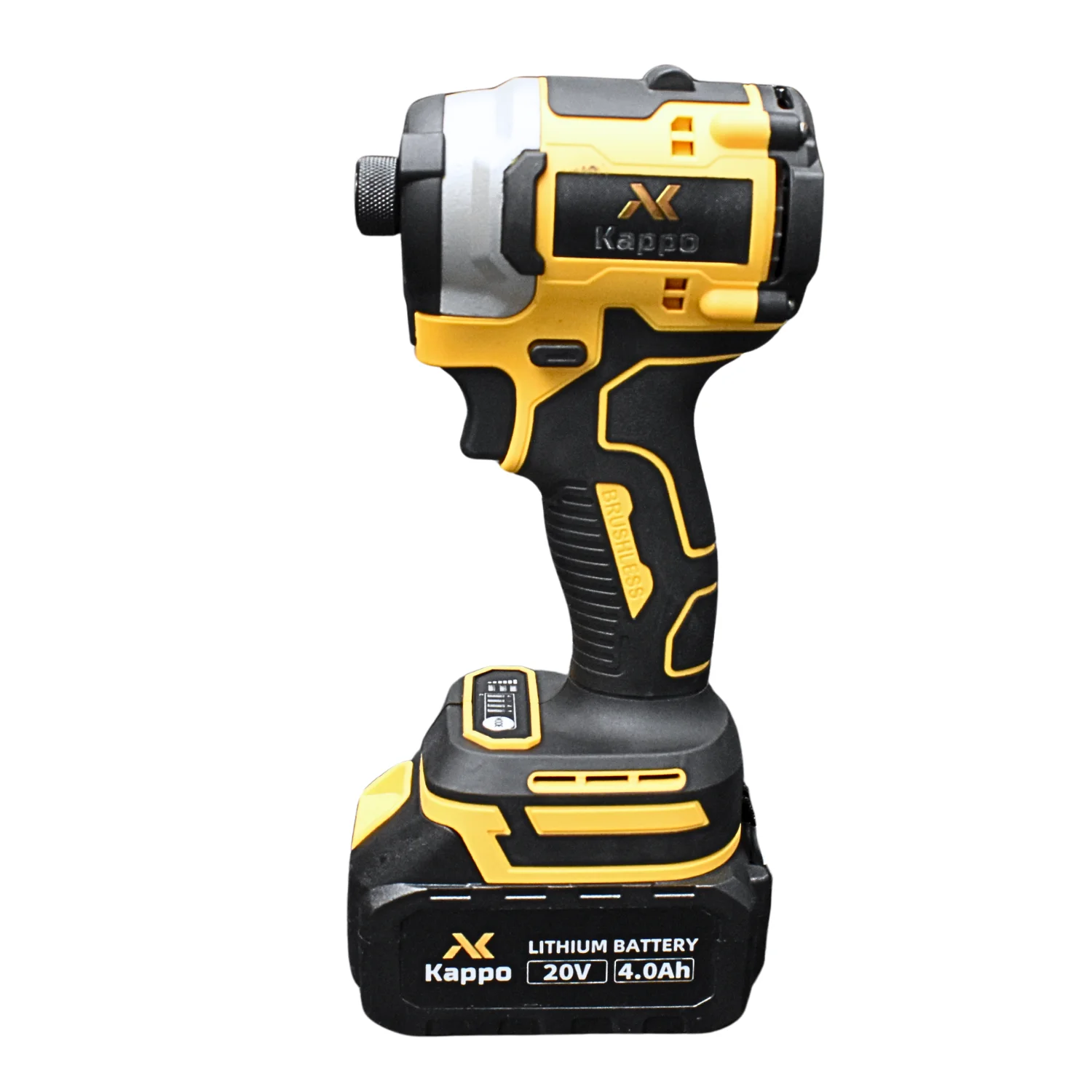 KIT BRUSHLESS 20V ATORNILLADOR IMPACTO + TALADRO PERCUTOR - KAPPO - 2
