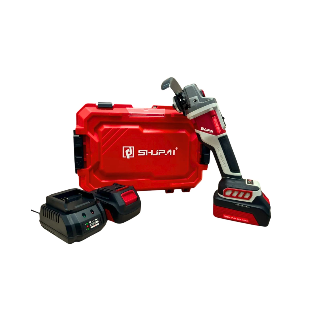 Esmeril Angular Inalambrico 20v 4½ - 5" + 2 Bat 4.0 Ah + 1 Cargador JP-JM125X – Shjpai - 1