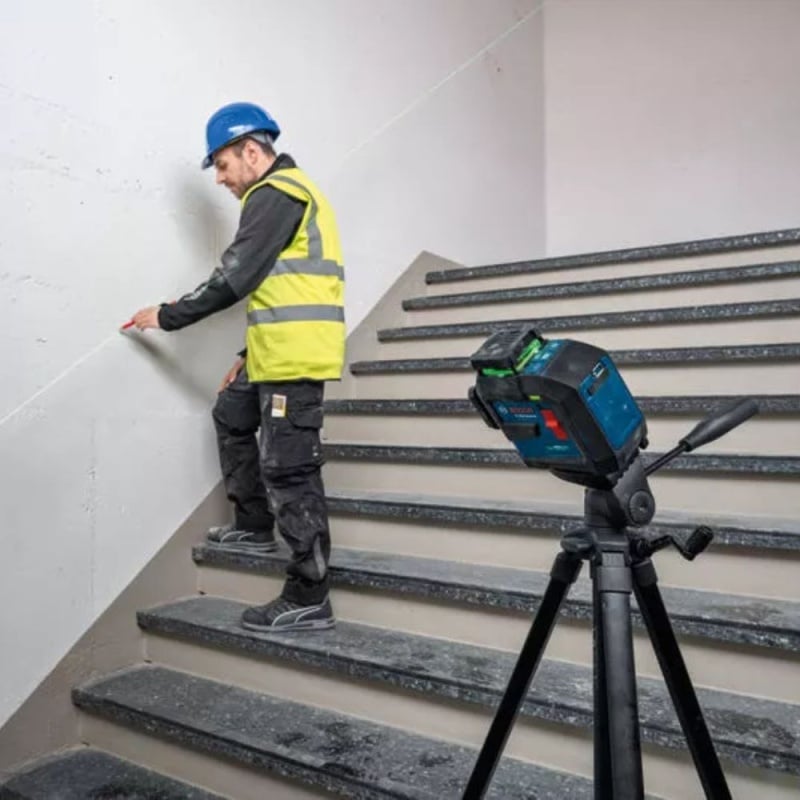 NIVEL LASER DE LINEA VERDE 3 PRISMAS 360° 30/50M 1.0KG GLL80-33G - BOSCH - 2