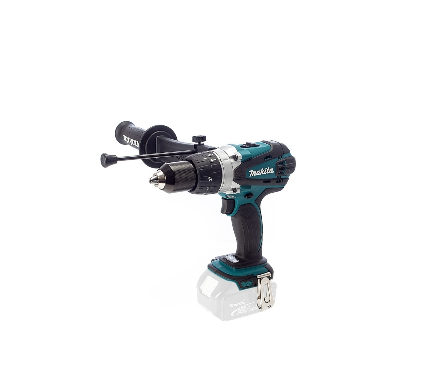 TALADRO PERCUTOR INALÁMBRICO 18V, TORQUE 91NM DHP458Z - MAKITA - 1