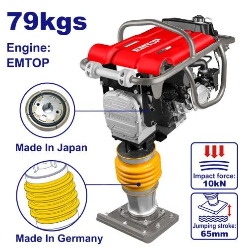 APISONADORA A GASOLINA 6.5HP 79KG - EMTOP - 1