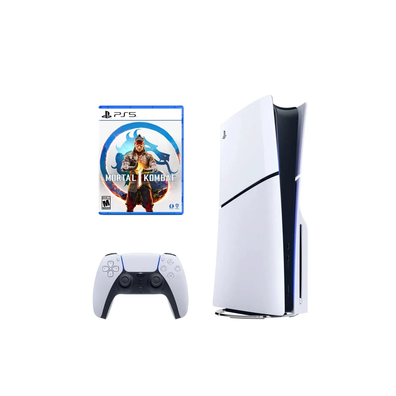 CONSOLA SONY - PLAYSTATION PS5 PLAYSTATION 5 SLIM LECTORA DISCOS + MORTAL KOMBAT 1 - 1