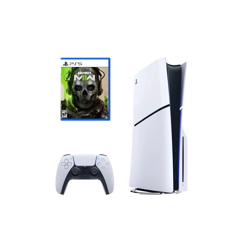 CONSOLA PS5 PLAYSTATION 5 SLIM LECTORA DE DISCOS + COD MODERN WARFARE 2 - 1