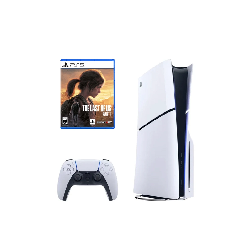 CONSOLA SONY - PLAYSTATION PS5 PLAYSTATION 5 SLIM LECTORA DISCOS + THE LAST OF US - 1