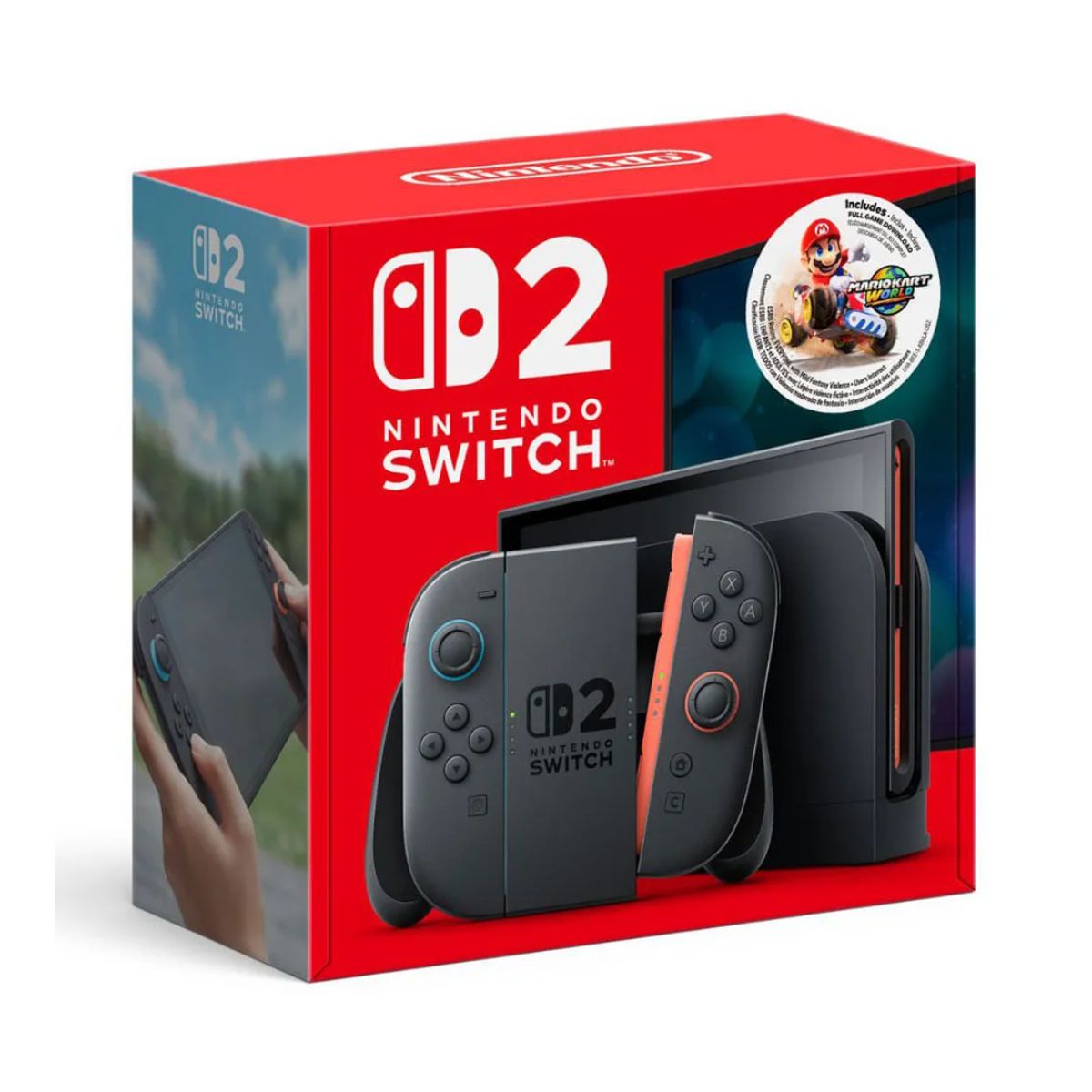 CONSOLA NINTENDO SWITCH 2 MARIO KART WORLD BUNDLE - 1