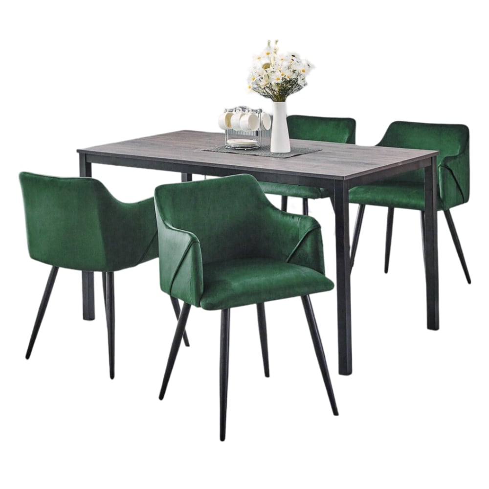 COMEDOR CENTRAL DECCO MATE 4 SILLAS IZMAR - 1