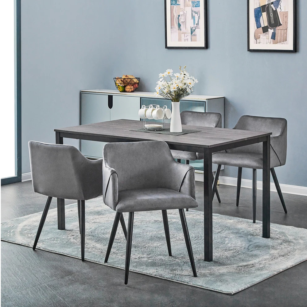 COMEDOR CENTRAL DECCO MATE 4 SILLAS IZMAR - 6