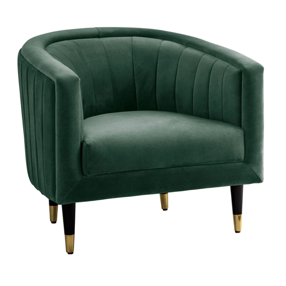 BUTACA CENTRAL DECCO VELVET MODERNO - 1