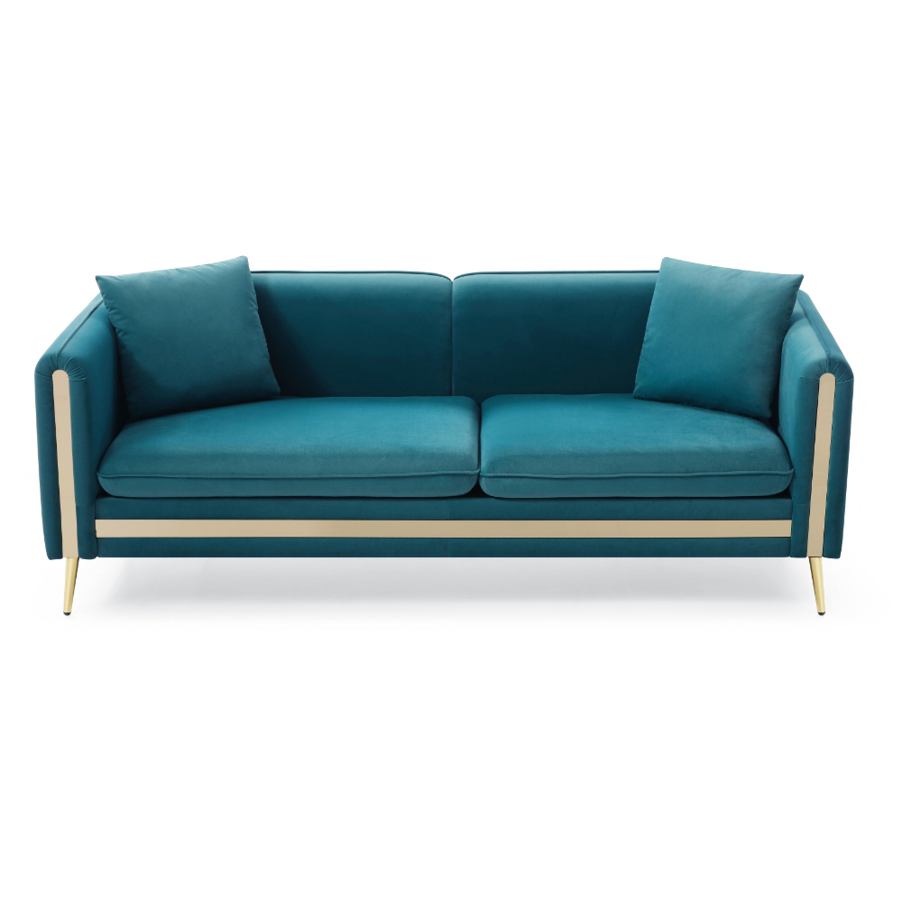 SOFA CENTRAL DECCO AKOS 3 CUERPOS VERDE MUSGO - 1