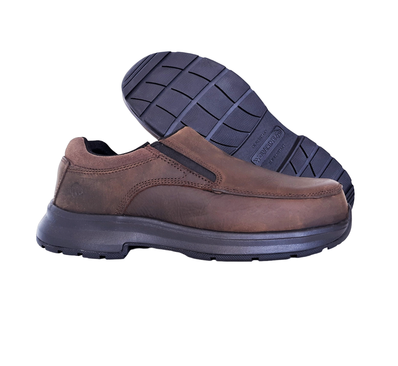 ZAPATOS HOMBRE WOLVERINE MARRON PUNTA ACERO SUELAS ANTIDESLIZANTES - 1
