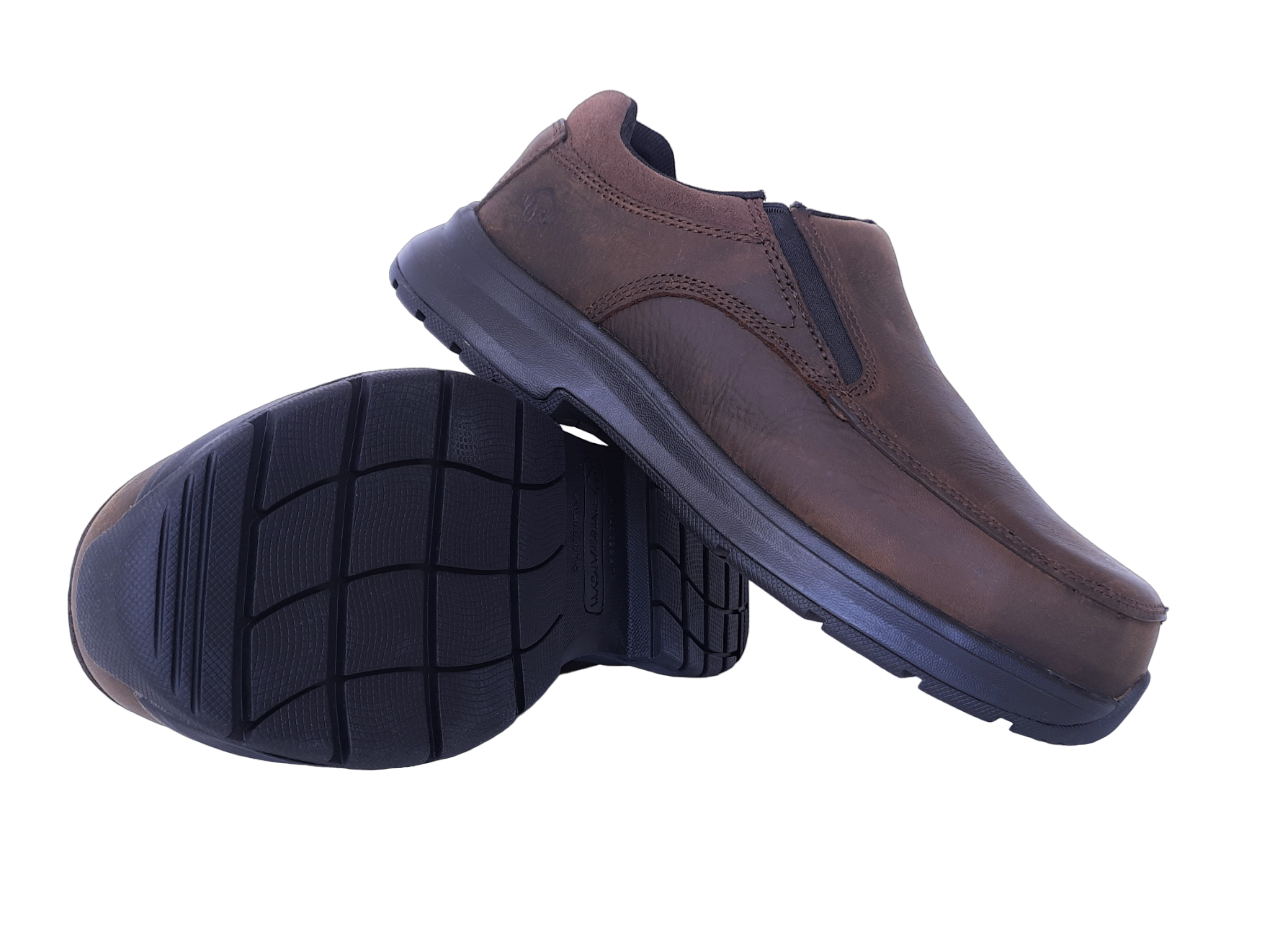 ZAPATOS HOMBRE WOLVERINE MARRON PUNTA ACERO SUELAS ANTIDESLIZANTES - 5