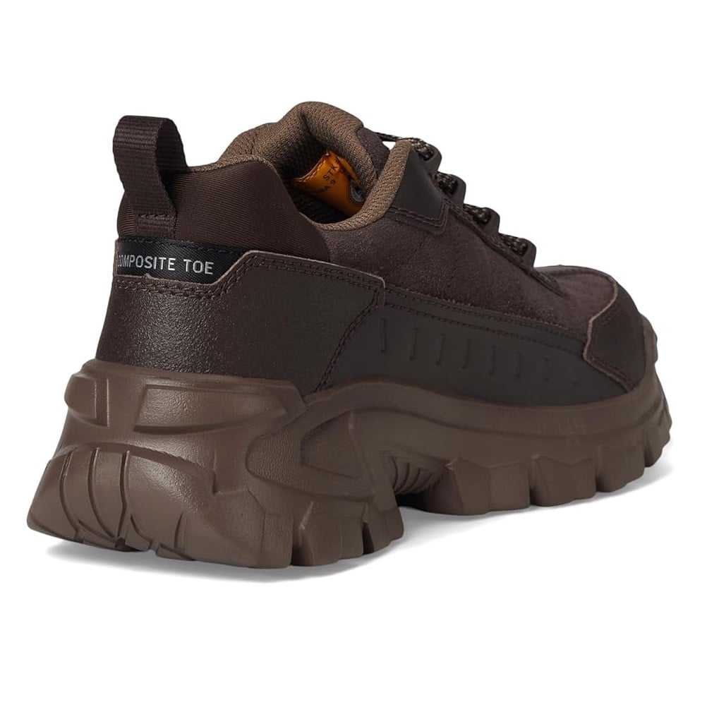 ZAPATILLA HOMBRE CATERPILLAR MARRON PUNTA COMPOSITE PROTECCION ELECTRICA - 4