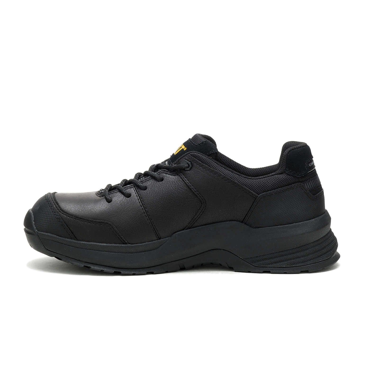 ZAPATILLA HOMBRE CATERPILLAR CUERO NEGRO PUNTA COMPOSITE PROTECCION ELECTRICA - 3