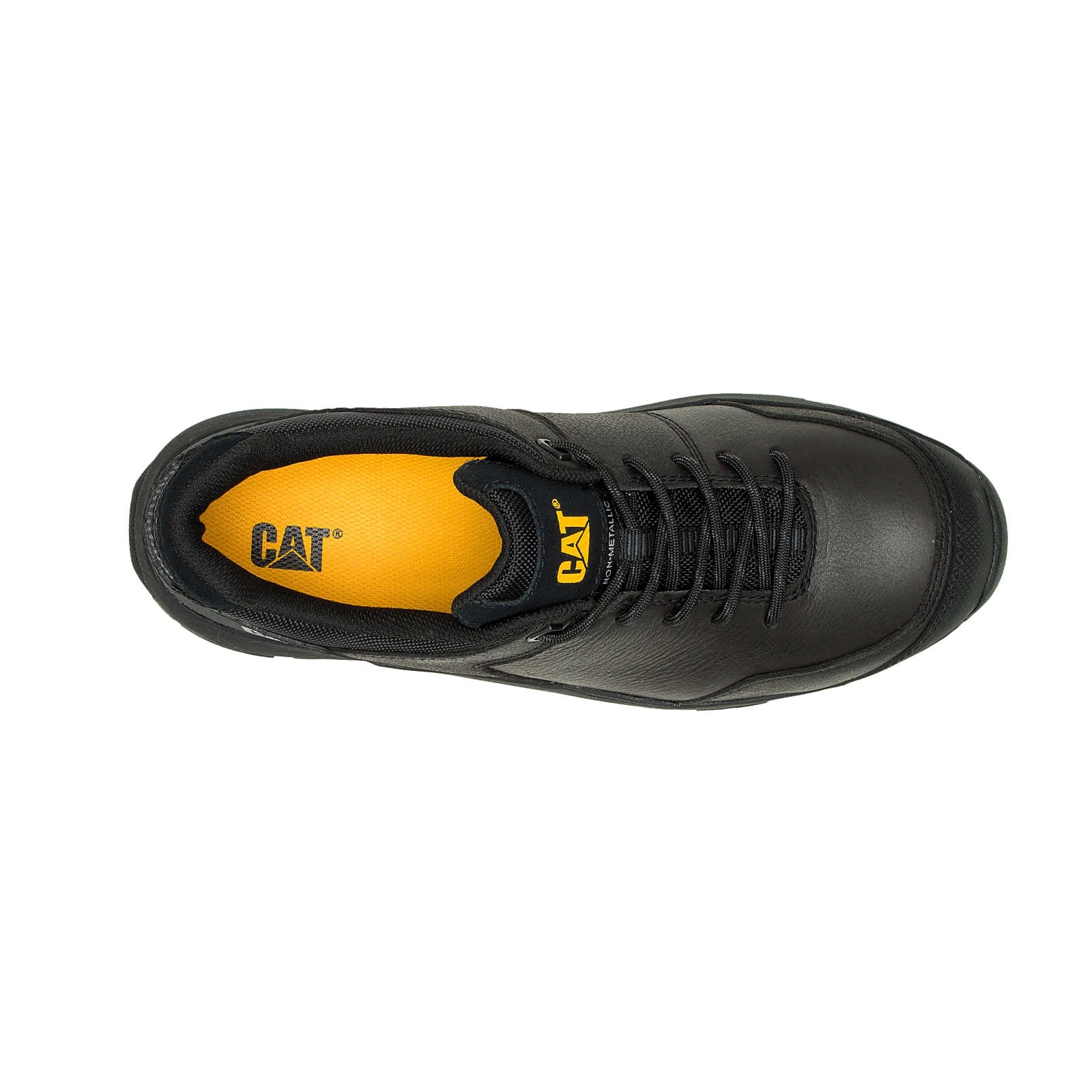 ZAPATILLA HOMBRE CATERPILLAR CUERO NEGRO PUNTA COMPOSITE PROTECCION ELECTRICA - 5