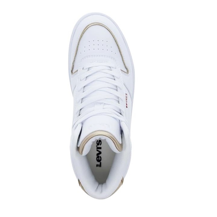 BOTINES LEVIS BLANCOS MODA DAMAS - 5
