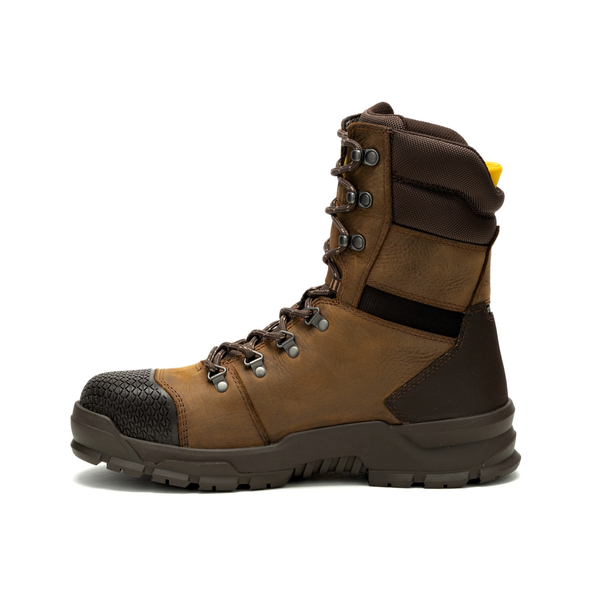 BOTINES CATERPILLAR HOMBRE PUNTA ACERO WATERPROOF MARRON - 3