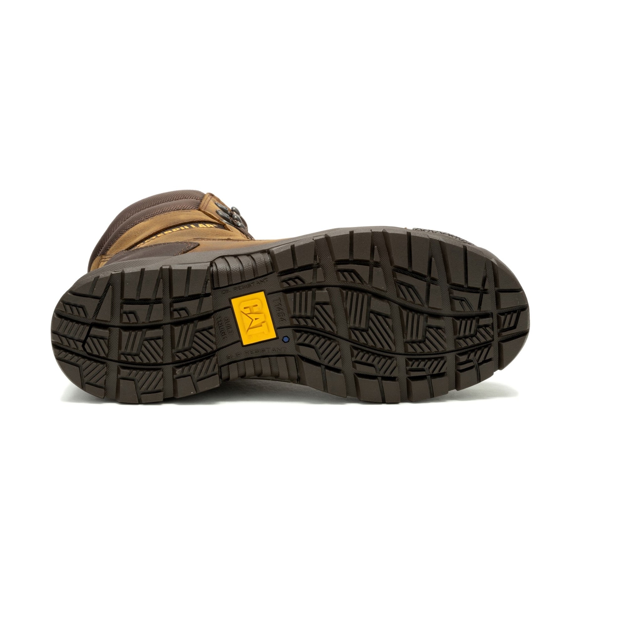 BOTINES CATERPILLAR HOMBRE PUNTA ACERO WATERPROOF MARRON - 6