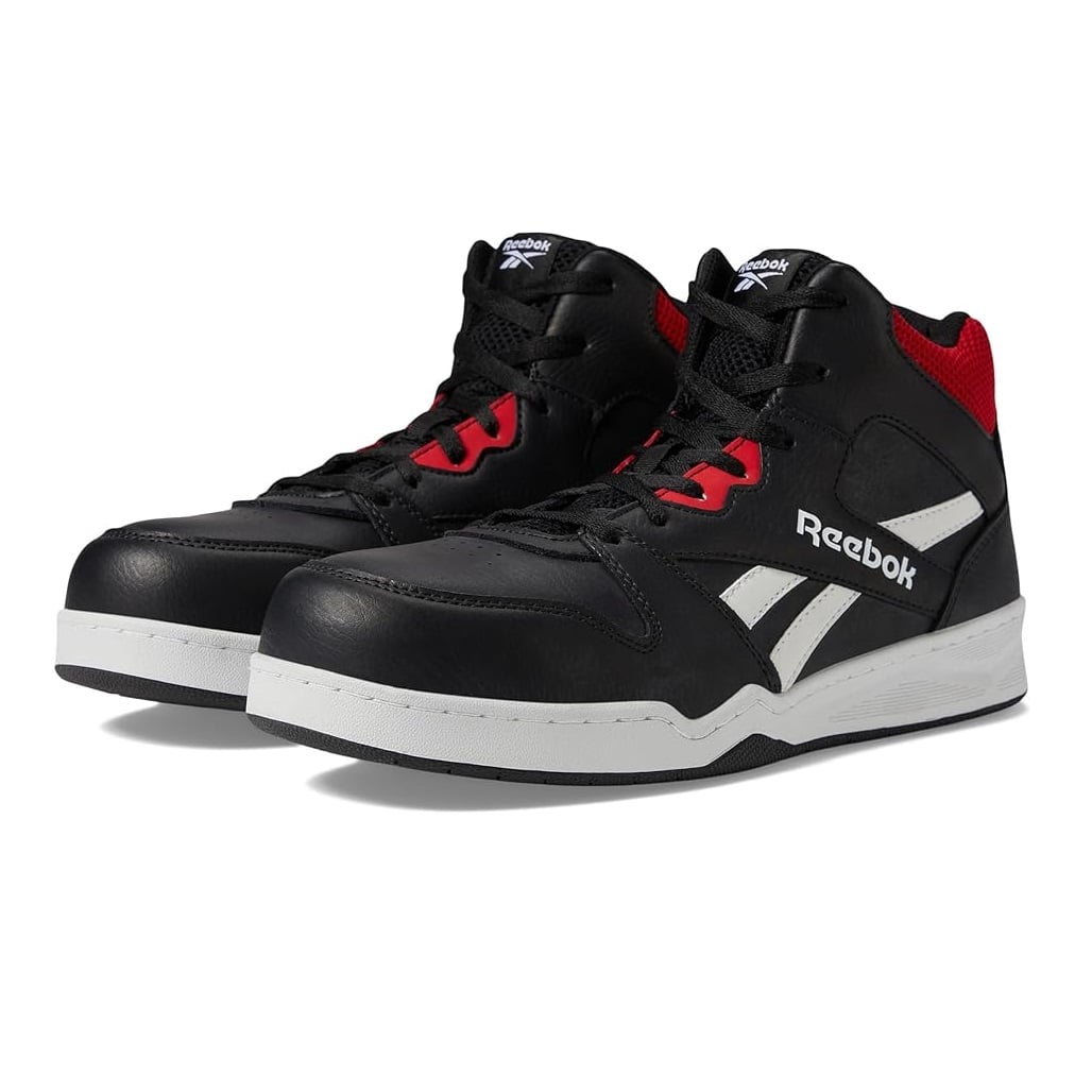 BOTINES HOMBRE REEBOK PUNTA COMPOSITE LIBRE DE METAL CUERO NEGRO - 1