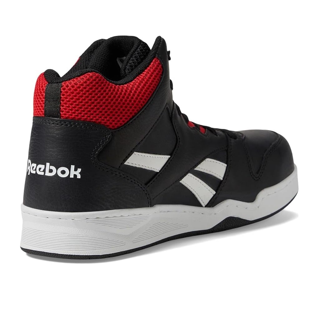 BOTINES HOMBRE REEBOK PUNTA COMPOSITE LIBRE DE METAL CUERO NEGRO - 4