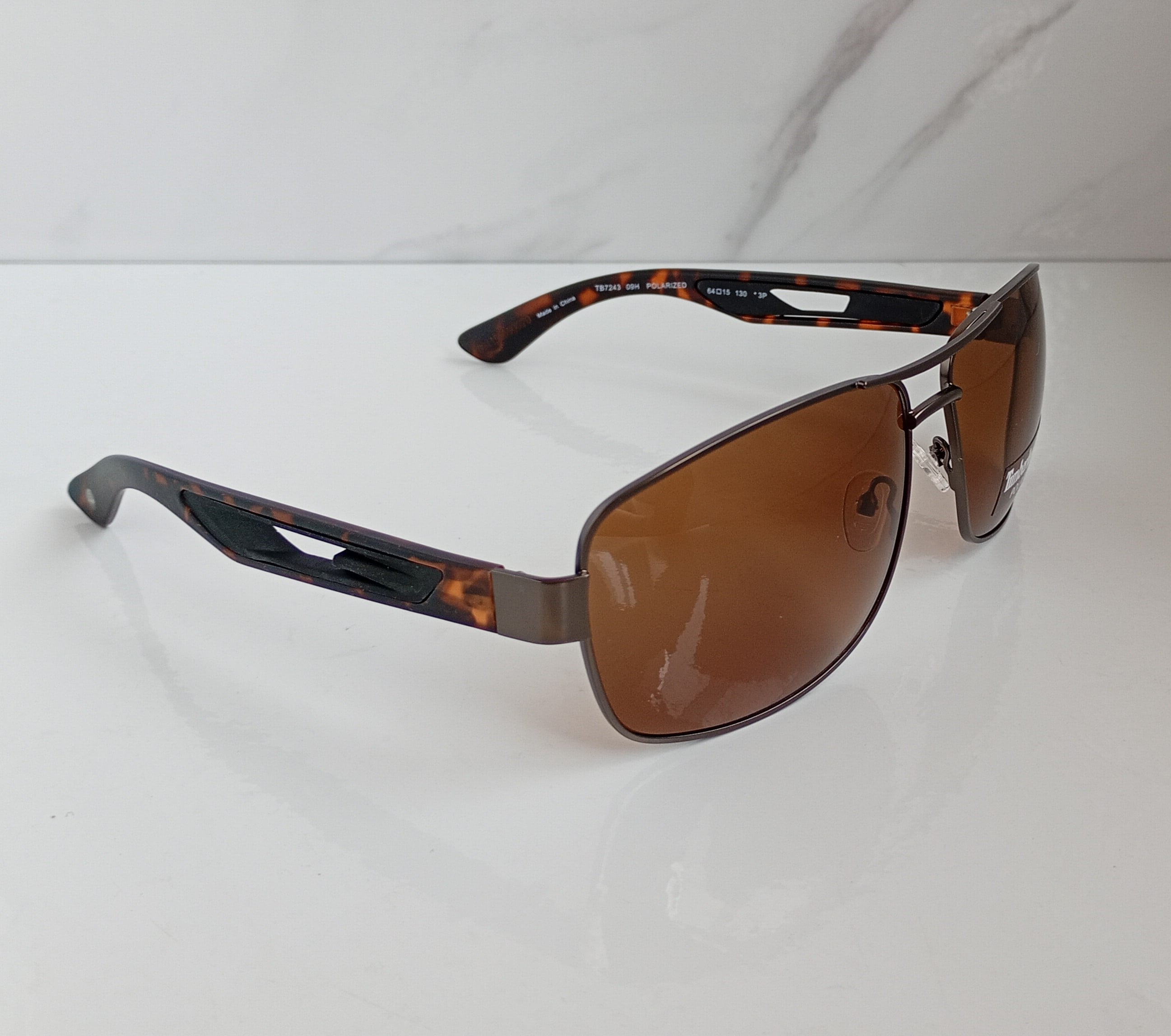 LENTES TIMBERLAND MARRON POLARIZADOS HOMBRE - 3