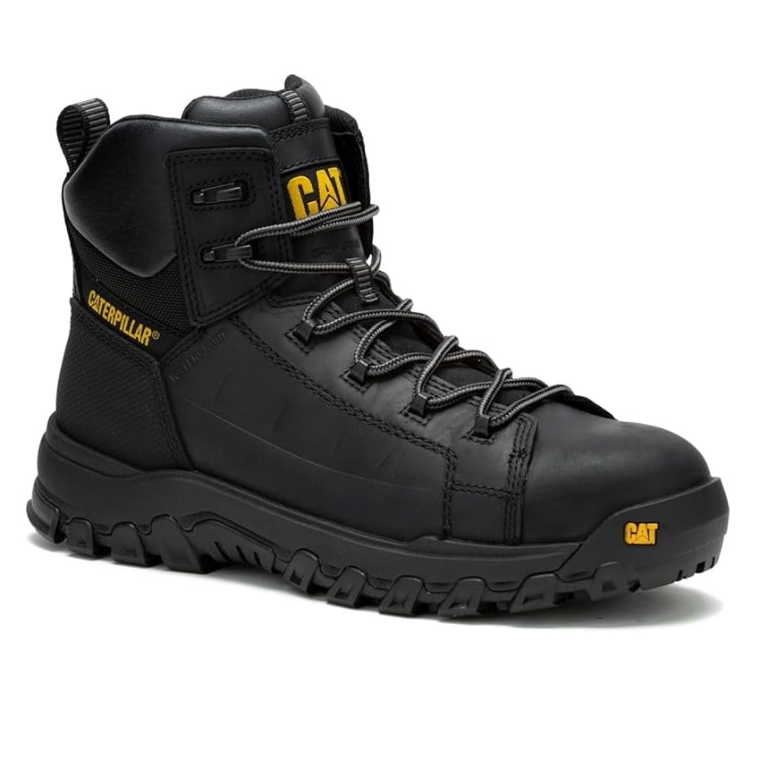 BOTINES CATERPILLAR HOMBRE PUNTA COMPOSITE LIBRE DE METAL WATERPROOF NEGRO - 1