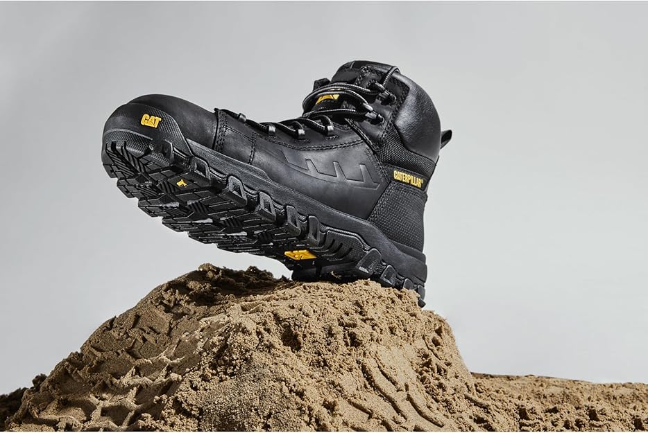 BOTINES CATERPILLAR HOMBRE PUNTA COMPOSITE LIBRE DE METAL WATERPROOF NEGRO - 7