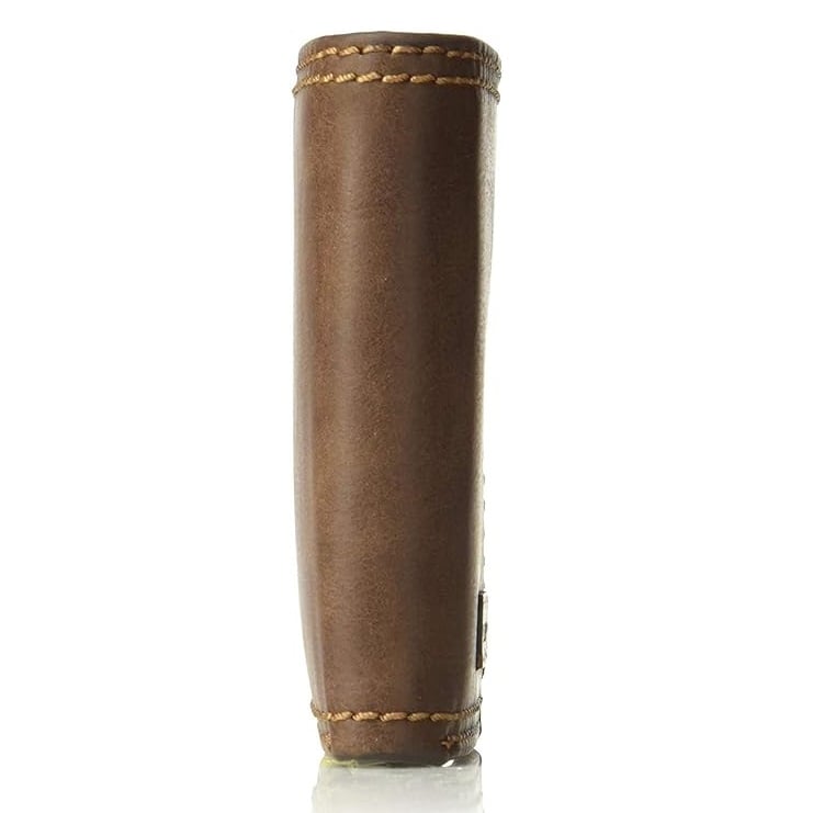 BILLETERA COLUMBIA HOMBRE SEGURIDAD RFID CUERO MARRON 3 CUERPOS - 4